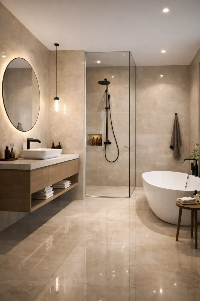 بورسلاين كريمي 60*120